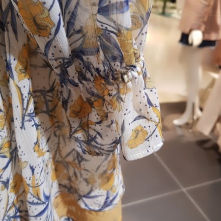 자수 쉬폰 원피스