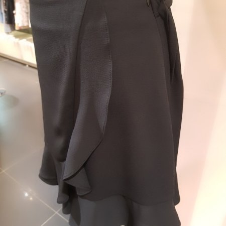 허리 밴딩 프릴 스커트