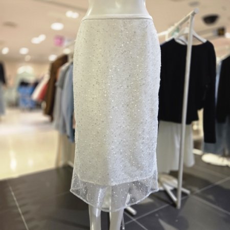 시스루 레이어드 스커트
