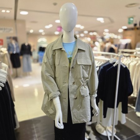 허리스트링 루즈핏 점퍼