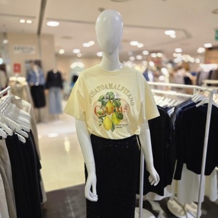 프린팅 루즈핏 반팔 티셔츠