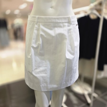 앞 핀턱 미니 스커트