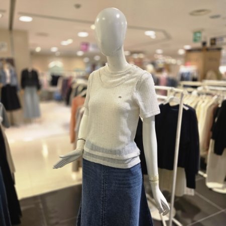 레이어드 여름 티셔츠