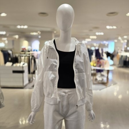 넥 스트링 바람막이 점퍼