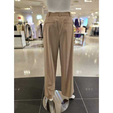 뒷밴딩 투턱 와이드 팬츠