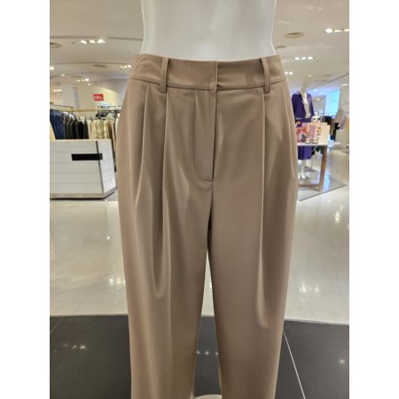 뒷밴딩 투턱 와이드 팬츠