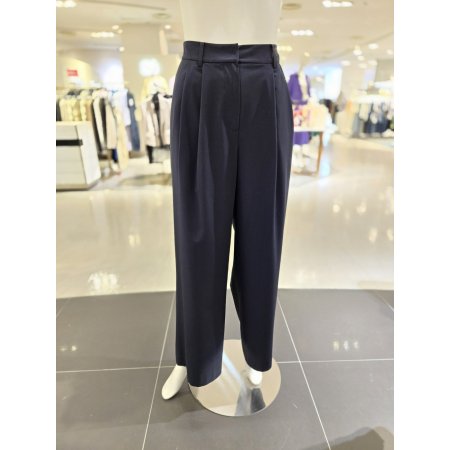 뒷밴딩 투턱 와이드 팬츠