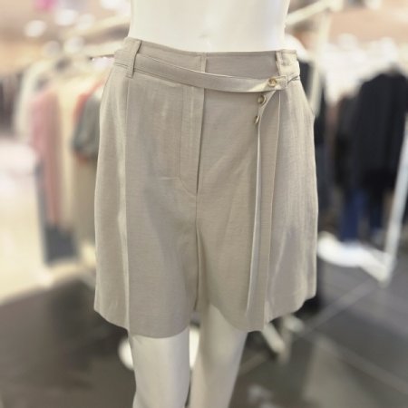 벨트 세트 큐롯 팬츠