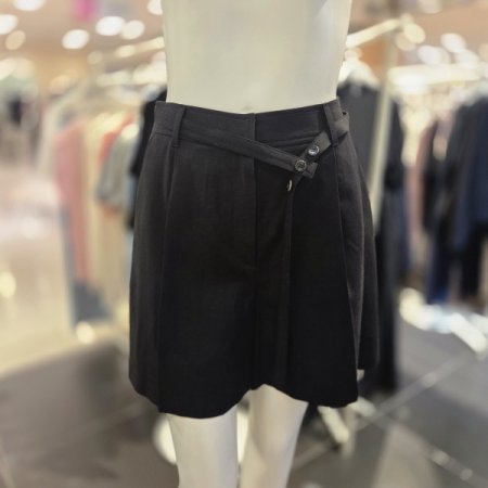 벨트 세트 큐롯 팬츠