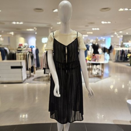 슬리브리스 레이어드 원피스