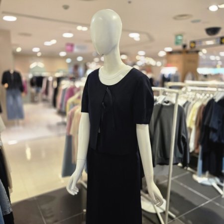 노카라 끈조임 자켓