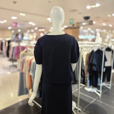 노카라 끈조임 자켓