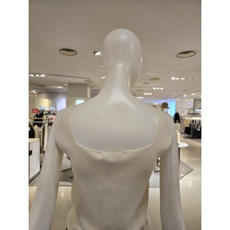 스퀘어넥 썸머 민소매 니트