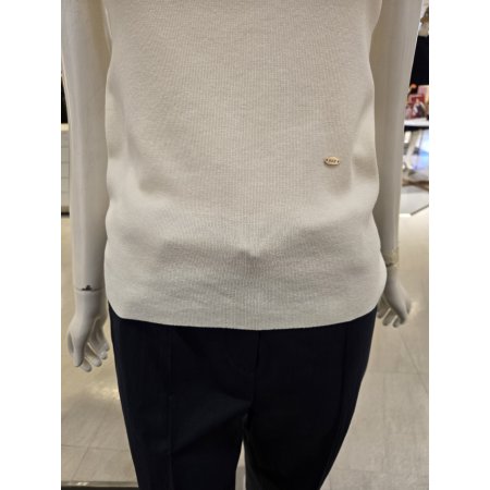 스퀘어넥 썸머 민소매 니트