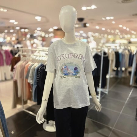 프린팅 루즈핏 티셔츠