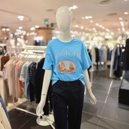 프린팅 루즈핏 티셔츠