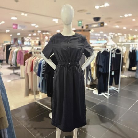 허리밴딩 루즈핏 롱 원피스