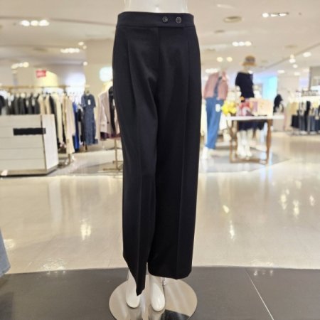 투 버튼 원턱 팬츠