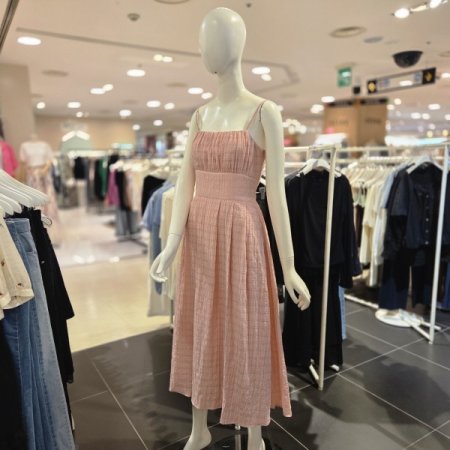 슬립 롱 맥시 끈 원피스