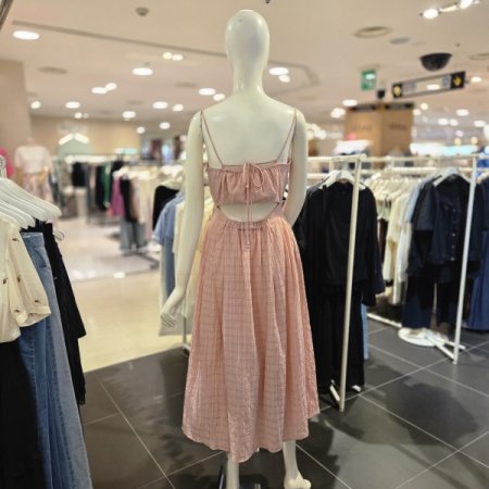 슬립 롱 맥시 끈 원피스