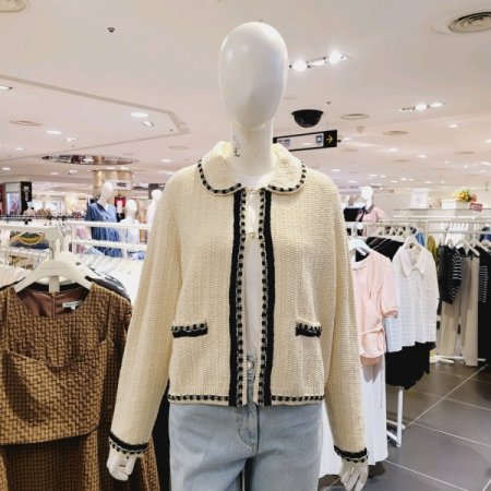 걸고리여밈 가디건