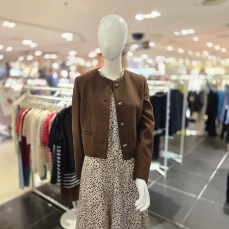 노카라 울크롭 자켓