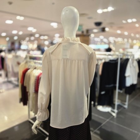 러플 가을 블라우스