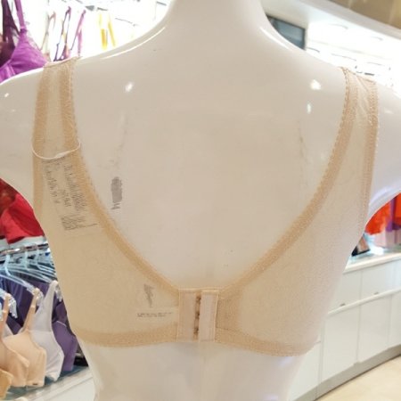 부유방커버 노와이어브라 팬티세트