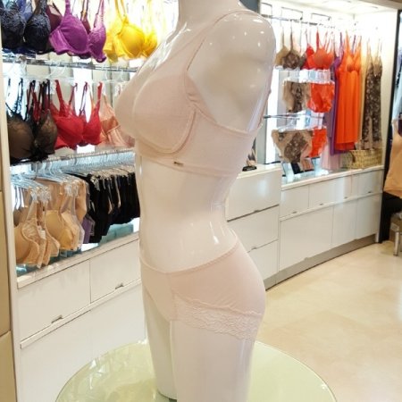 부유방 커버 노와이어브라 팬티세트PK