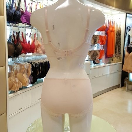 부유방 커버 노와이어브라 팬티세트PK