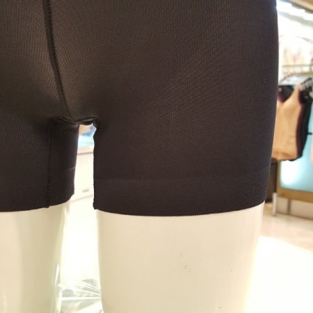 여성 심플 햄 사각팬티BK