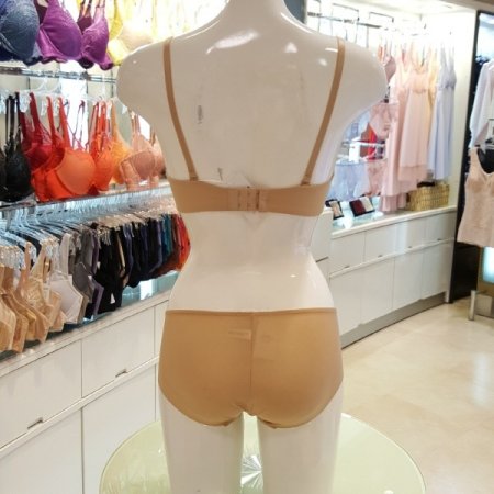 심플 베이직 몰드브라 팬티세트SBR