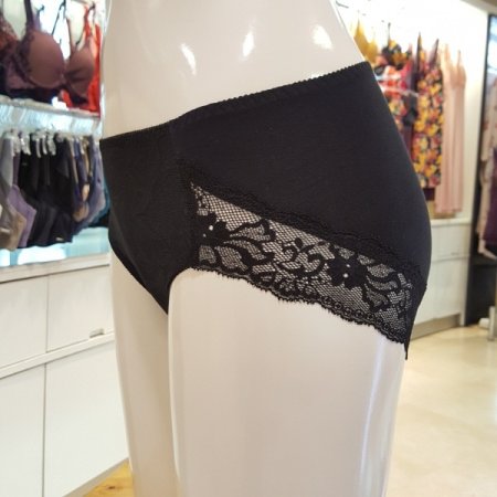 자가드 면스판 부인용팬티BK