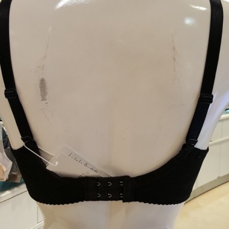 부유방커버 노와이어 브라BK