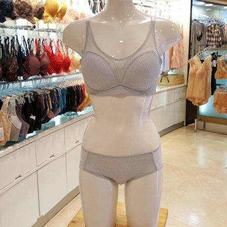 인견 매쉬 노와이어 몰드브라팬티세트