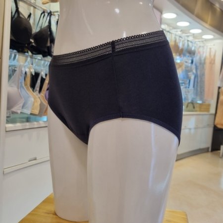 모달 솔리드 요실금 팬티BK