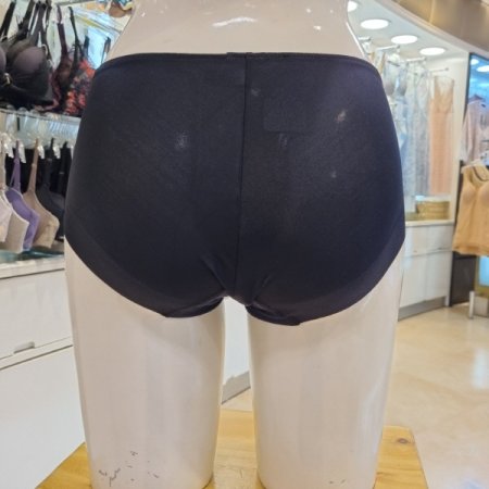 메쉬 스포츠 헴라인 팬티BK