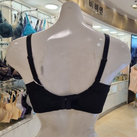 인견 매쉬 노와이어 브라 팬티세트BK