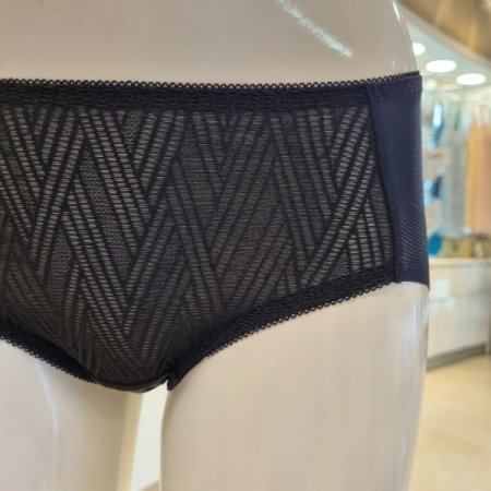 노라인 인견 여성 햄팬티BK