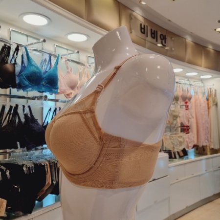 풀컵 메쉬 몰드브라 큰컵 팬티세트SK