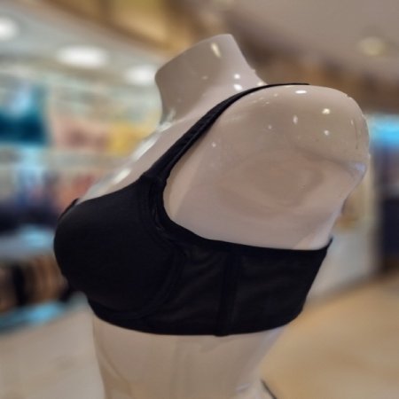 군살커버 이중날개 베이직 몰드브라BK