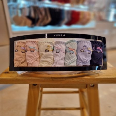 자동차 자수 순면 요일팬티7종세트