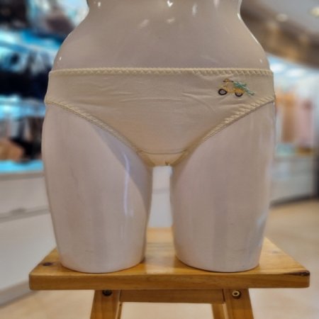 자동차 자수 순면 요일팬티4종세트