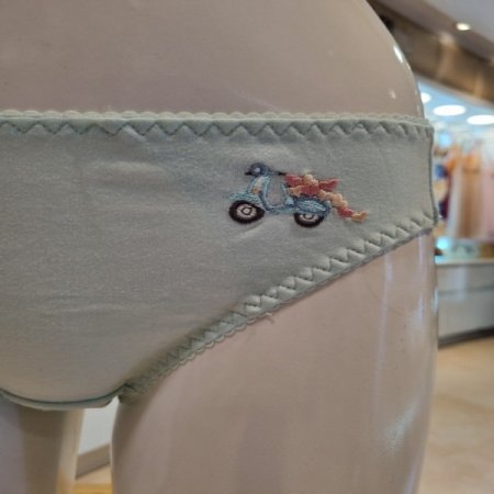 자동차 자수 순면 요일팬티4종세트