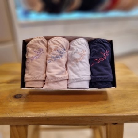 순면 100 미디 요일팬티4종세트