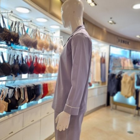 프리미엄 면 100수 솔리드 커플잠옷