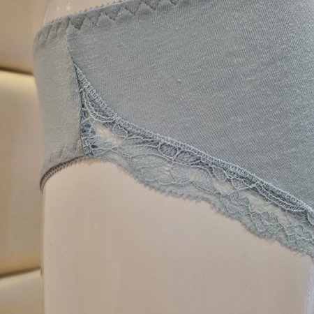 민트 모달 레이스 노라인 면팬티