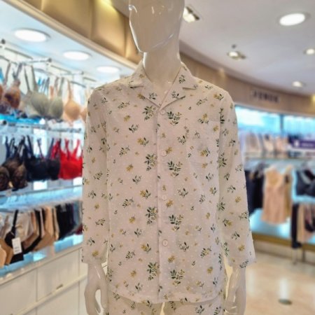 순면 꽃프린트 남성 파자마