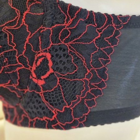 BBM보정용 홑겹 자가드 레이스브라B