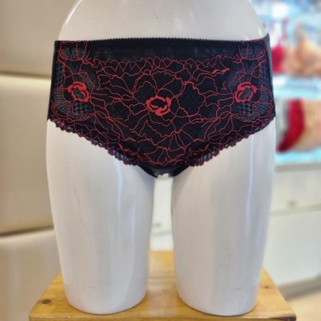 택1투톤 자가드 레이스 햄팬티